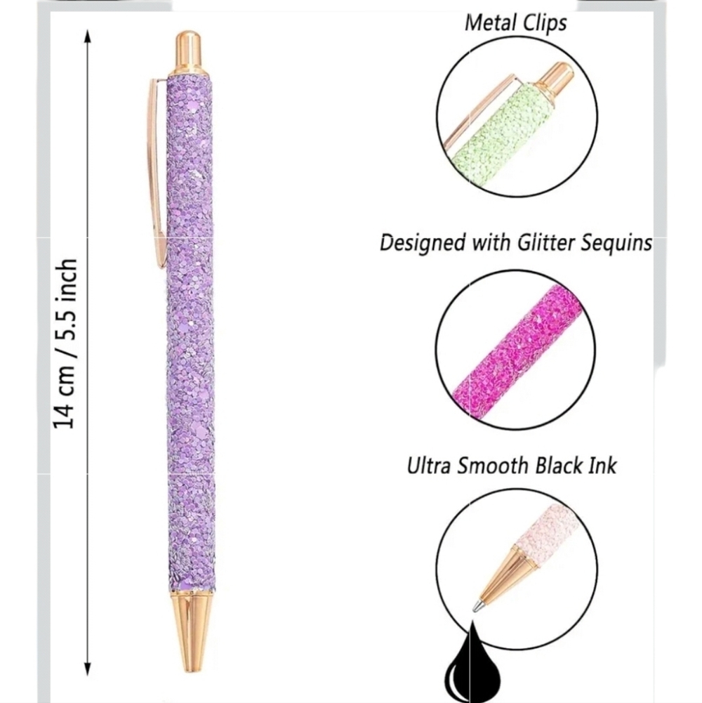 Glittery Multicolor Pens - Choice Of One - Picture 2 of 2